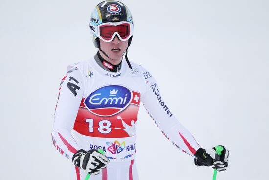 Alpine Skiing. FSI Ski World Cup. Men's downhill