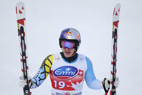 Alpine Skiing. FSI Ski World Cup. Men's downhill