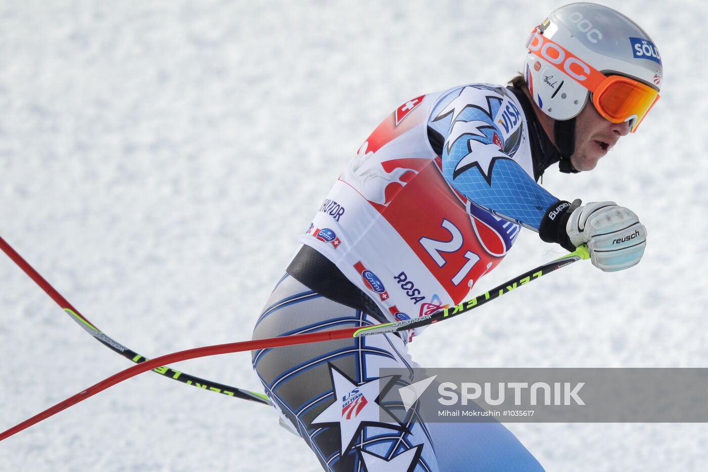 Alpine Skiing. FSI Ski World Cup. Men's downhill