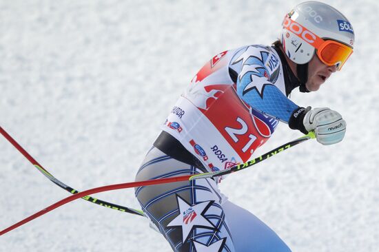Alpine Skiing. FSI Ski World Cup. Men's downhill