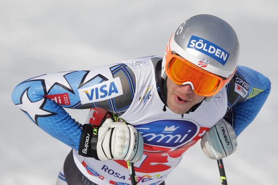 Alpine Skiing. FSI Ski World Cup. Men's downhill