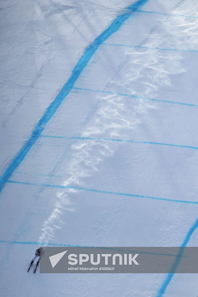 Alpine Skiing. FSI Ski World Cup. Men's downhill
