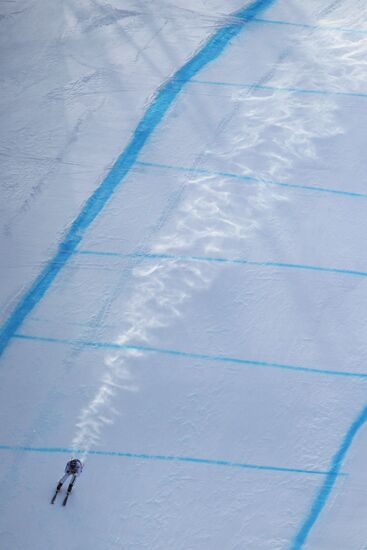 Alpine Skiing. FSI Ski World Cup. Men's downhill