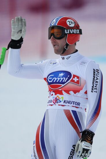 Alpine Skiing. FSI Ski World Cup. Men's downhill