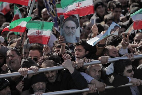 Anniversary of 1979 Islamic revolution in Iran