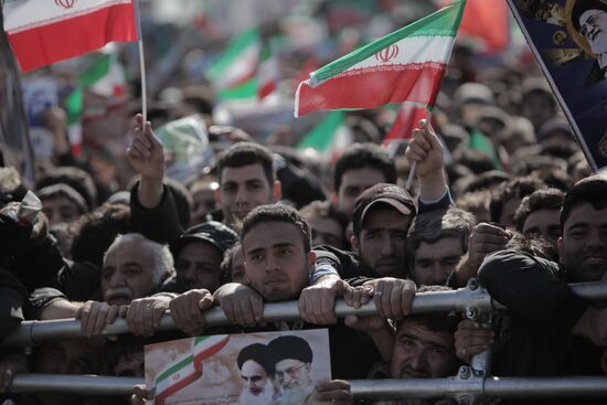 Anniversary of 1979 Islamic revolution in Iran