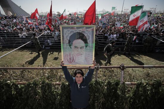 Anniversary of 1979 Islamic revolution in Iran
