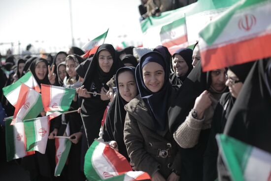 Anniversary of 1979 Islamic revolution in Iran