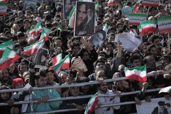 Anniversary of 1979 Islamic revolution in Iran