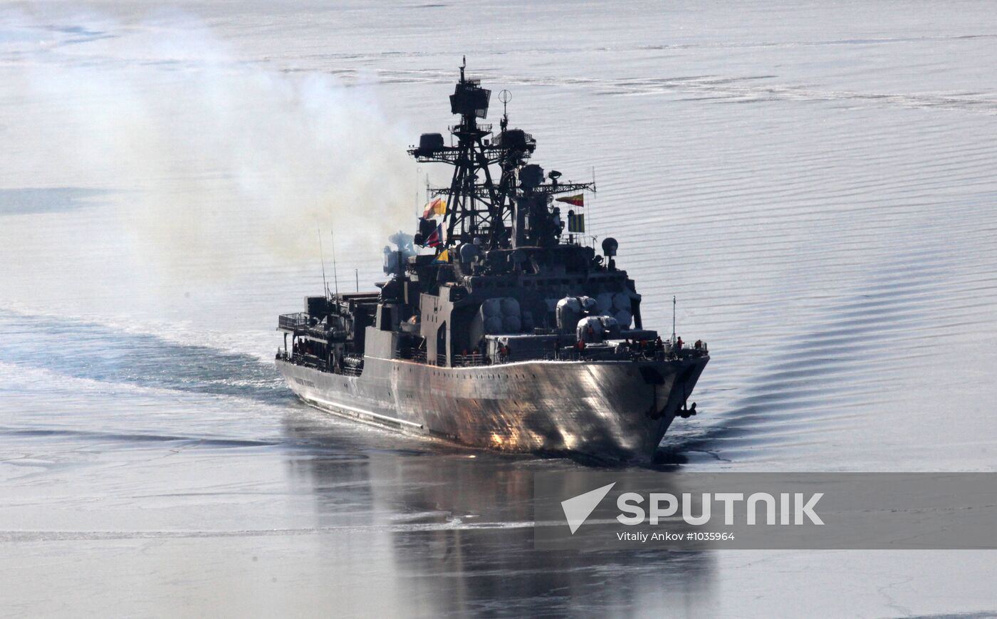 Admiral Panteleyev is back to Vladivostok