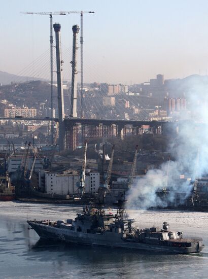 Admiral Panteleyev returns to Vladivostok