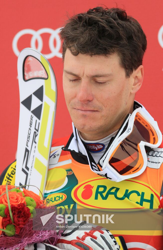 Alpine Skiing. FSI Ski World Cup. Men's super combi