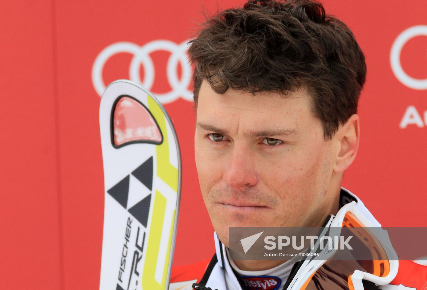 Alpine Skiing. FSI Ski World Cup. Men's super combi