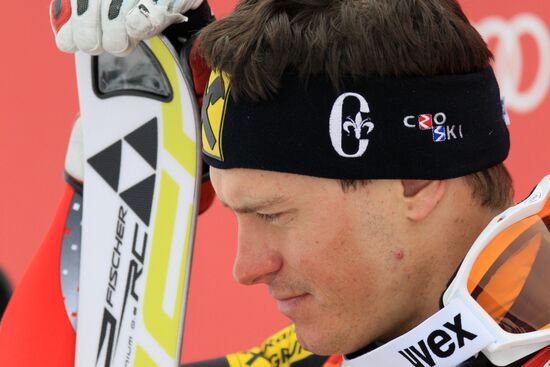 Alpine Skiing. FSI Ski World Cup. Men's super combi