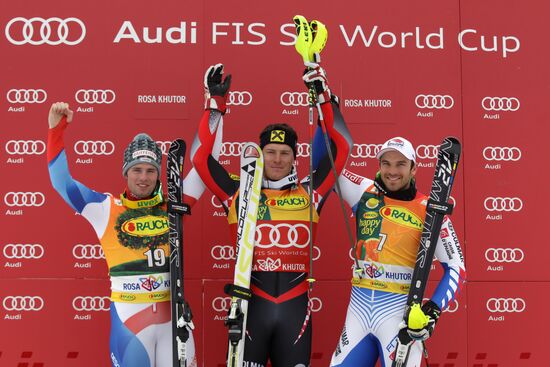 Alpine Skiing. FSI Ski World Cup. Men's super combi