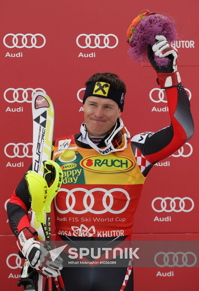 Alpine Skiing. FSI Ski World Cup. Men's super combi