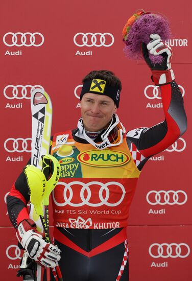 Alpine Skiing. FSI Ski World Cup. Men's super combi