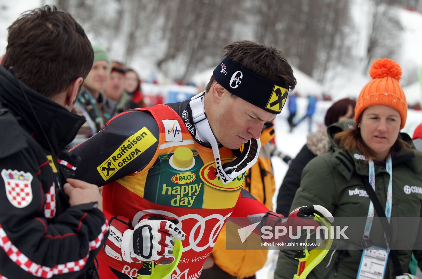 Alpine Skiing. FSI Ski World Cup. Men's super combi