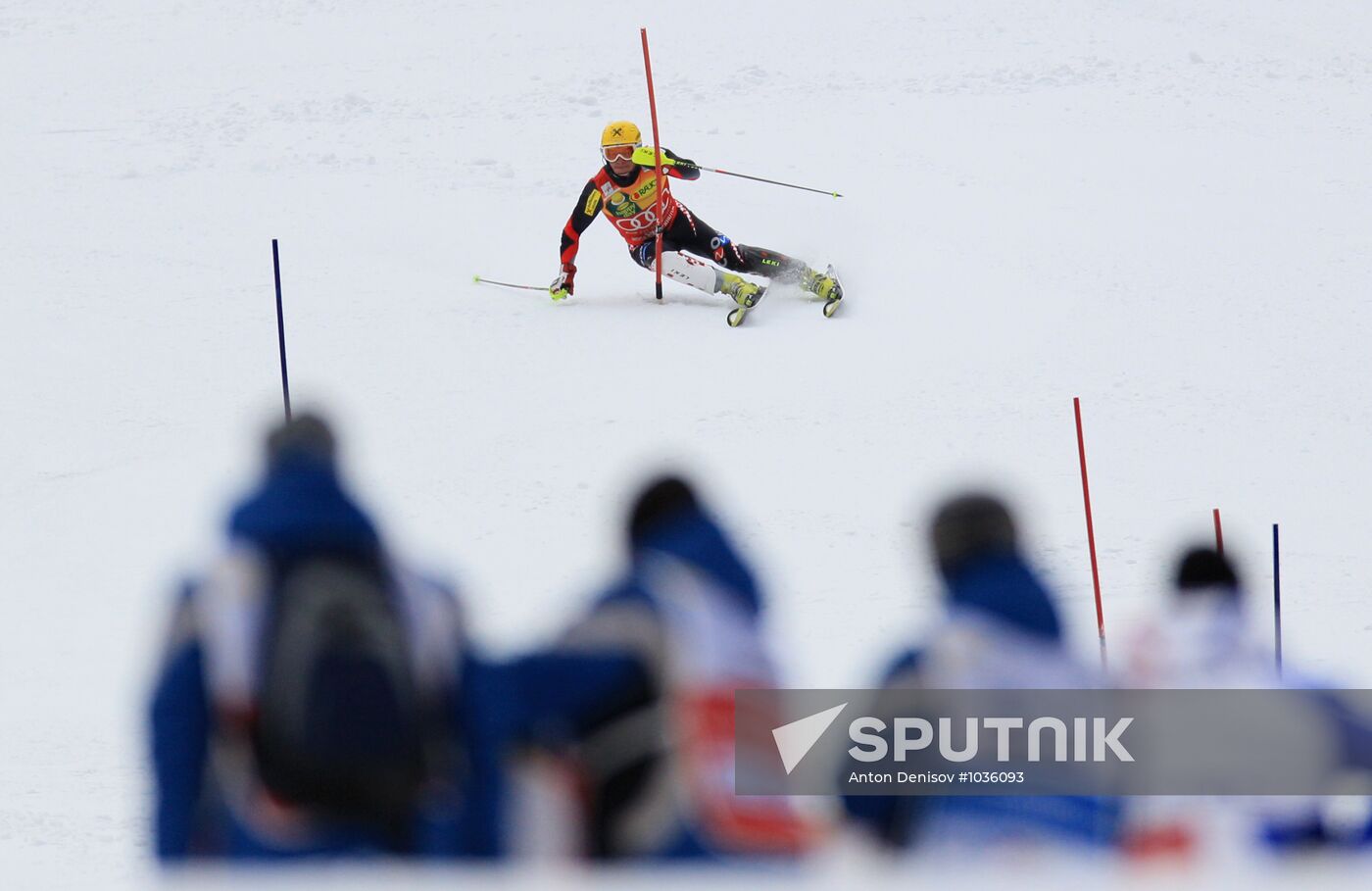 Alpine Skiing. FSI Ski World Cup. Men's super combi