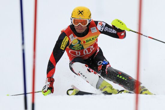 Alpine Skiing. FSI Ski World Cup. Men's super combi