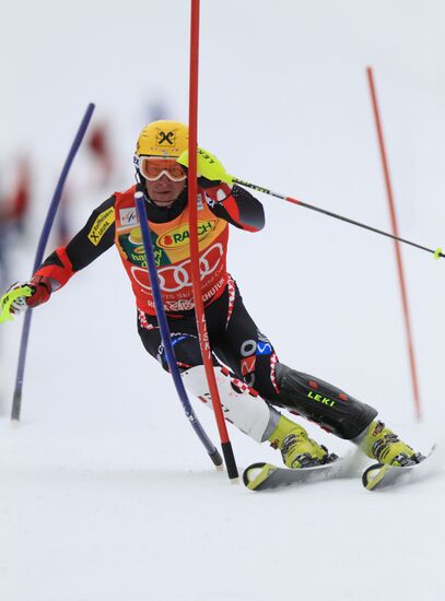 Alpine Skiing. FSI Ski World Cup. Men's super combi