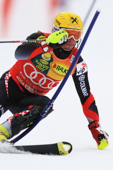 Alpine Skiing. FSI Ski World Cup. Men's super combi