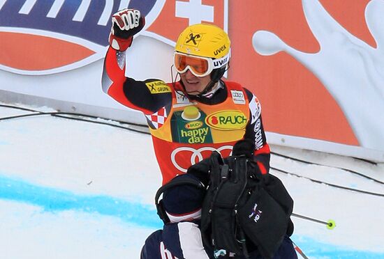 Alpine Skiing. FSI Ski World Cup. Men's super combi