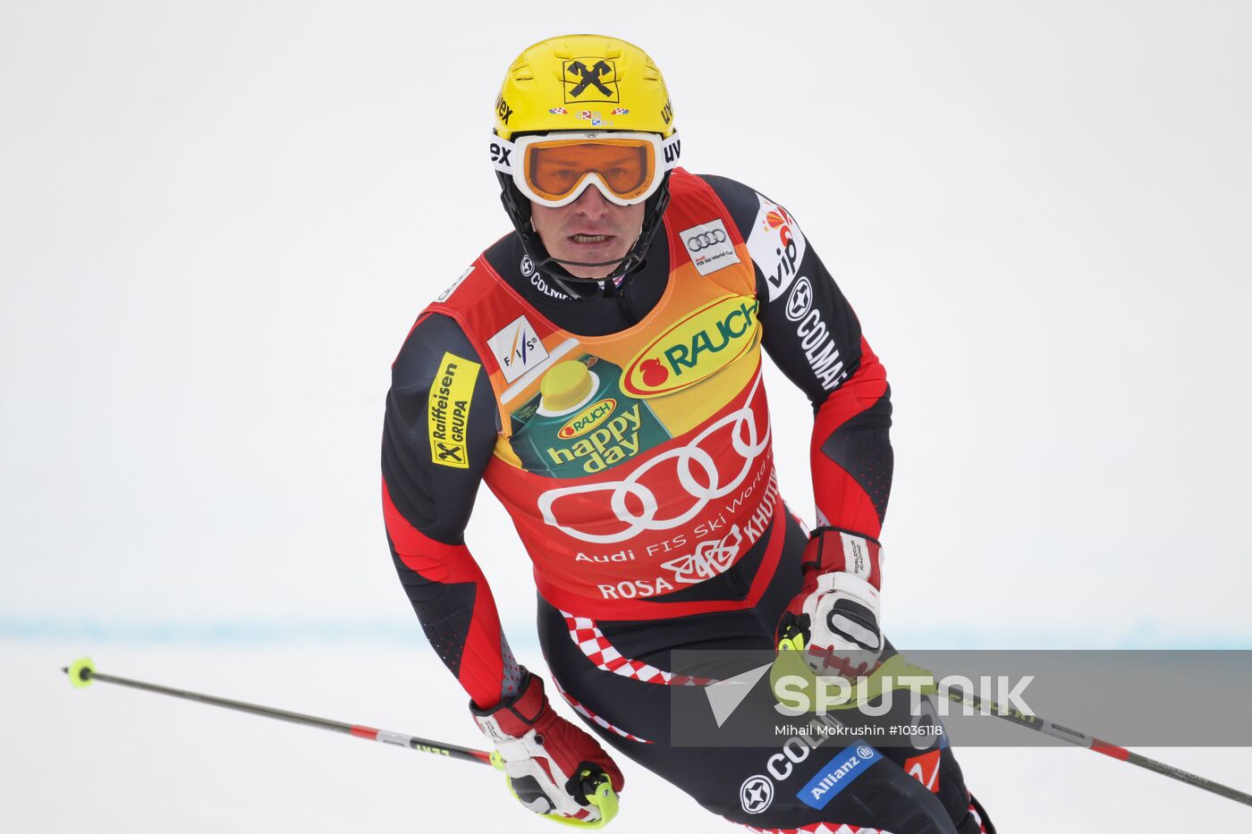 Alpine Skiing. FSI Ski World Cup. Men's super combi