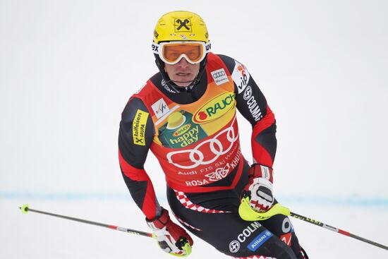 Alpine Skiing. FSI Ski World Cup. Men's super combi