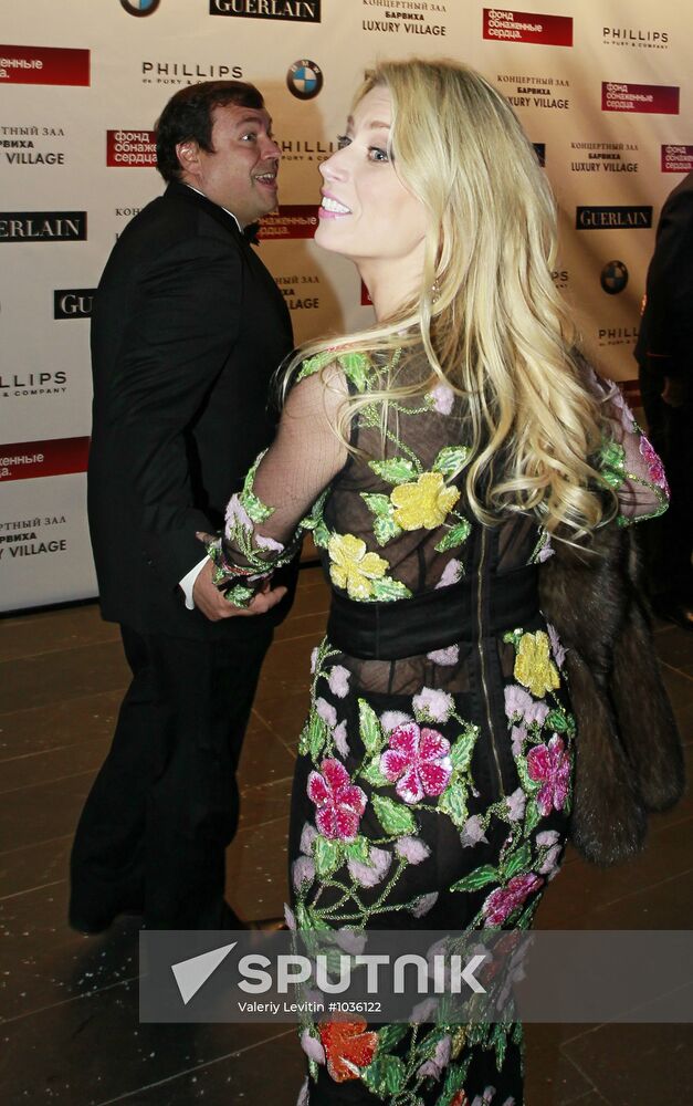 Natalya Vodyanova's Warm Reception charity evening