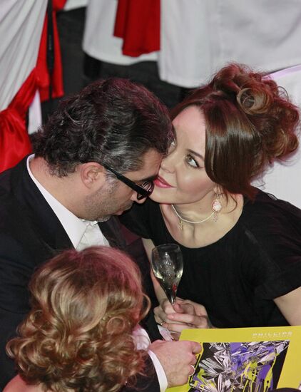 Natalya Vodyanova's Warm Reception charity evening