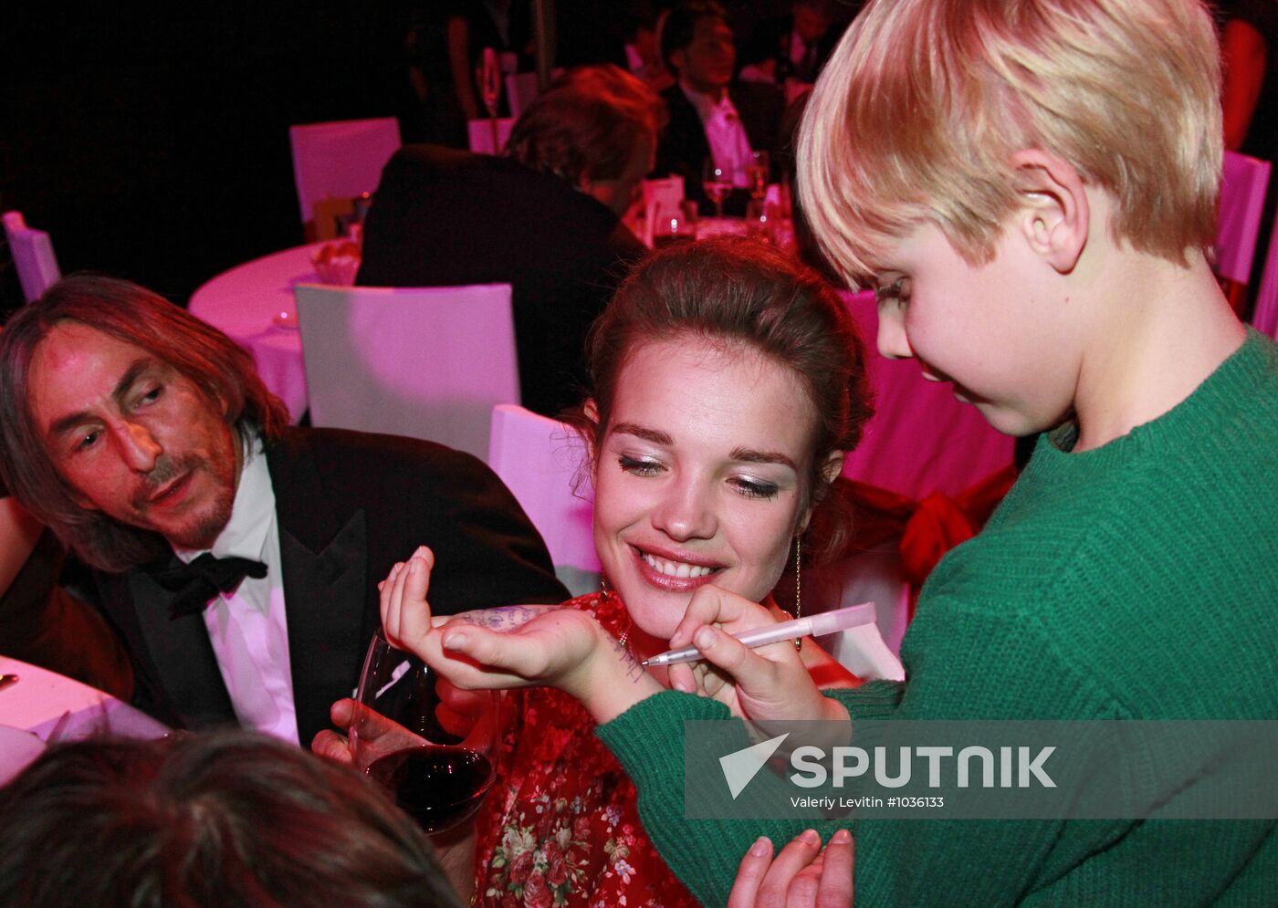 Natalya Vodyanova's Warm Reception charity evening