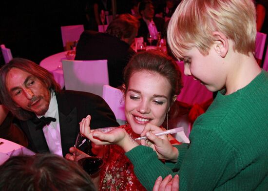 Natalya Vodyanova's Warm Reception charity evening