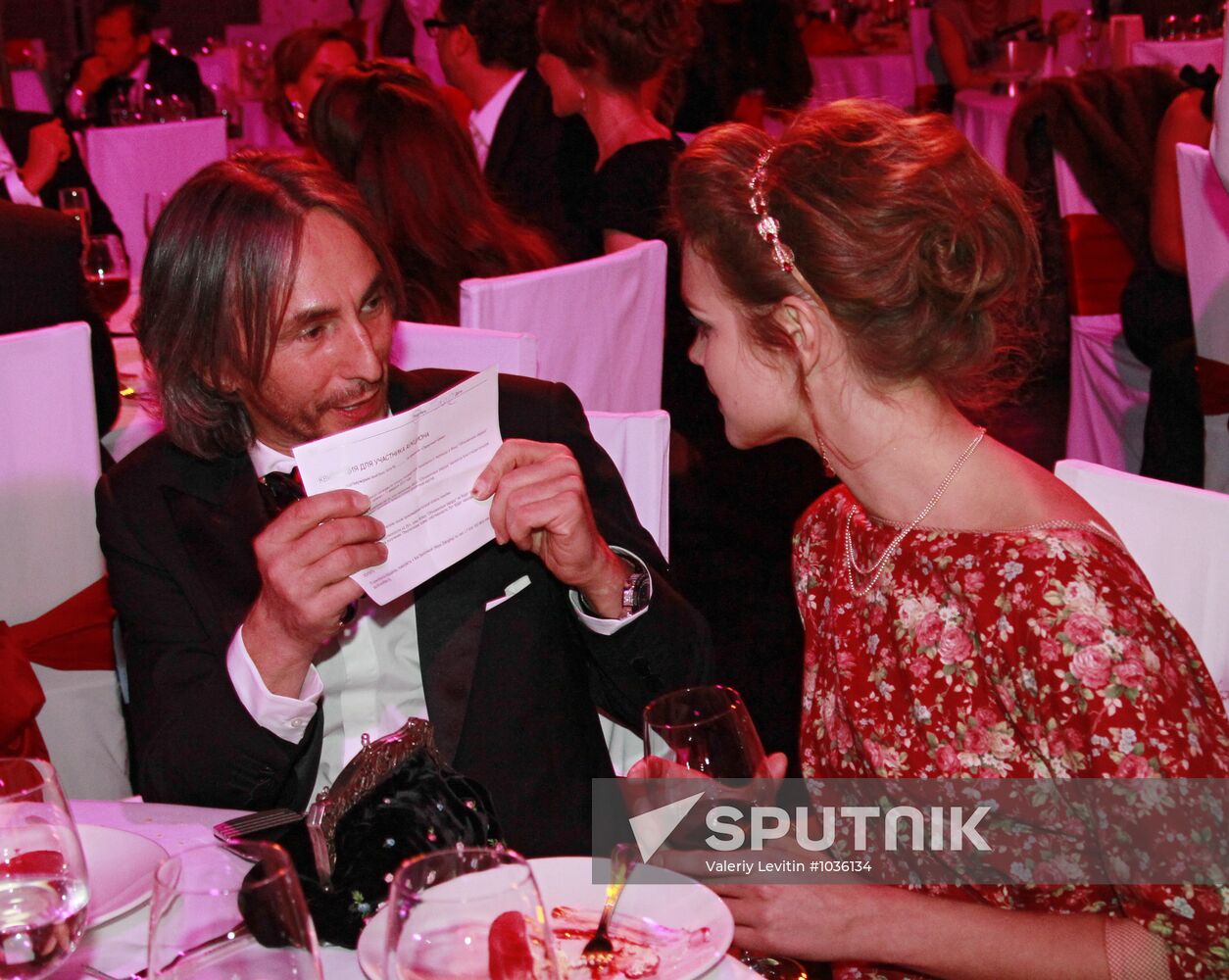 Natalya Vodyanova's Warm Reception charity evening