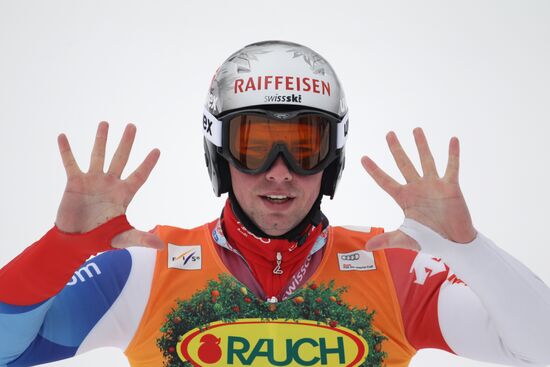 Alpine Skiing. FSI Ski World Cup. Men's super combi