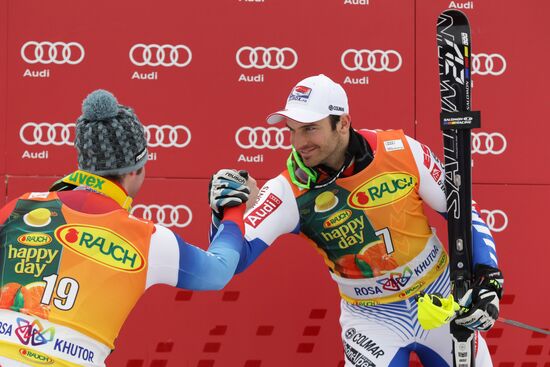 Alpine Skiing. FSI Ski World Cup. Men's super combi