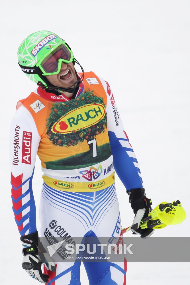 Alpine Skiing. FSI Ski World Cup. Men's super combi