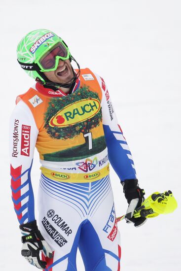 Alpine Skiing. FSI Ski World Cup. Men's super combi