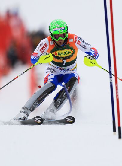Alpine Skiing. FSI Ski World Cup. Men's super combi