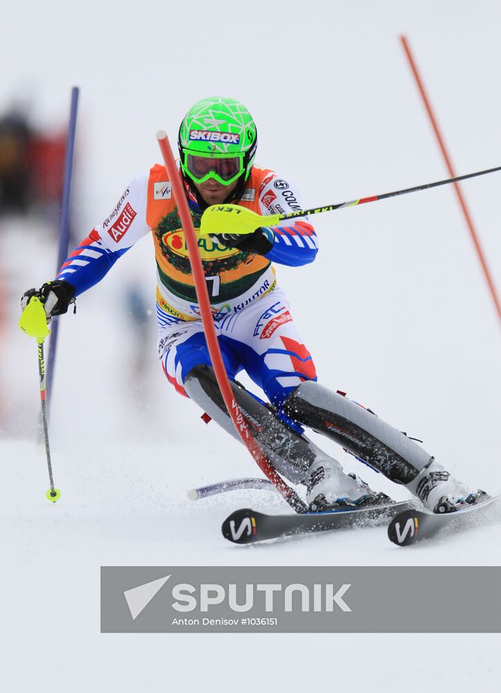 Alpine Skiing. FSI Ski World Cup. Men's super combi