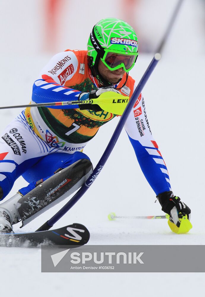 Alpine Skiing. FSI Ski World Cup. Men's super combi