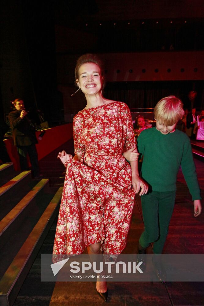 Natalya Vodyanova's Warm Reception charity evening