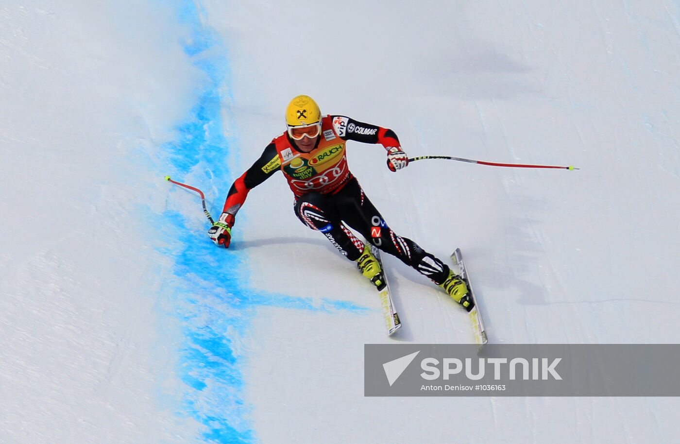 Alpine Skiing. FSI Ski World Cup. Men's super combi