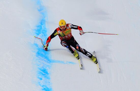 Alpine Skiing. FSI Ski World Cup. Men's super combi