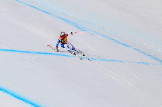 Alpine Skiing. FSI Ski World Cup. Men's super combi