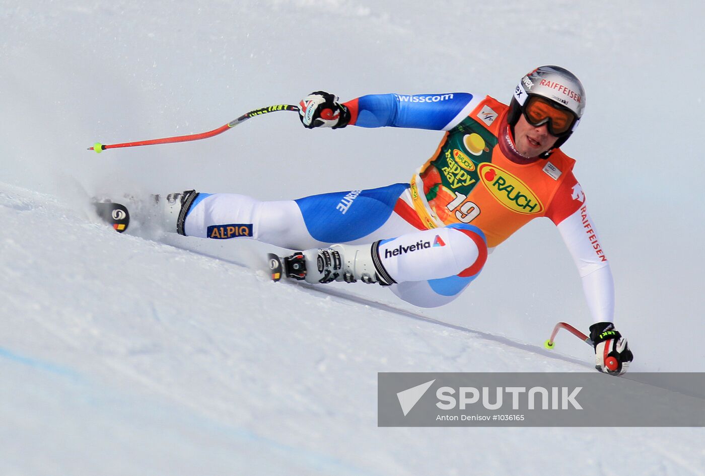 Alpine Skiing. FSI Ski World Cup. Men's super combi