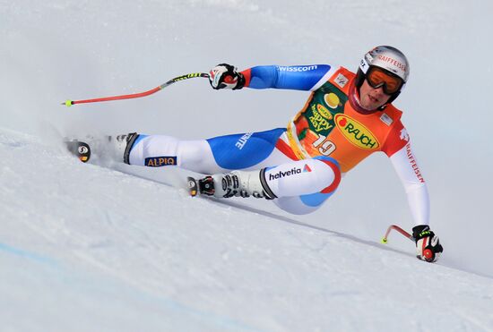 Alpine Skiing. FSI Ski World Cup. Men's super combi