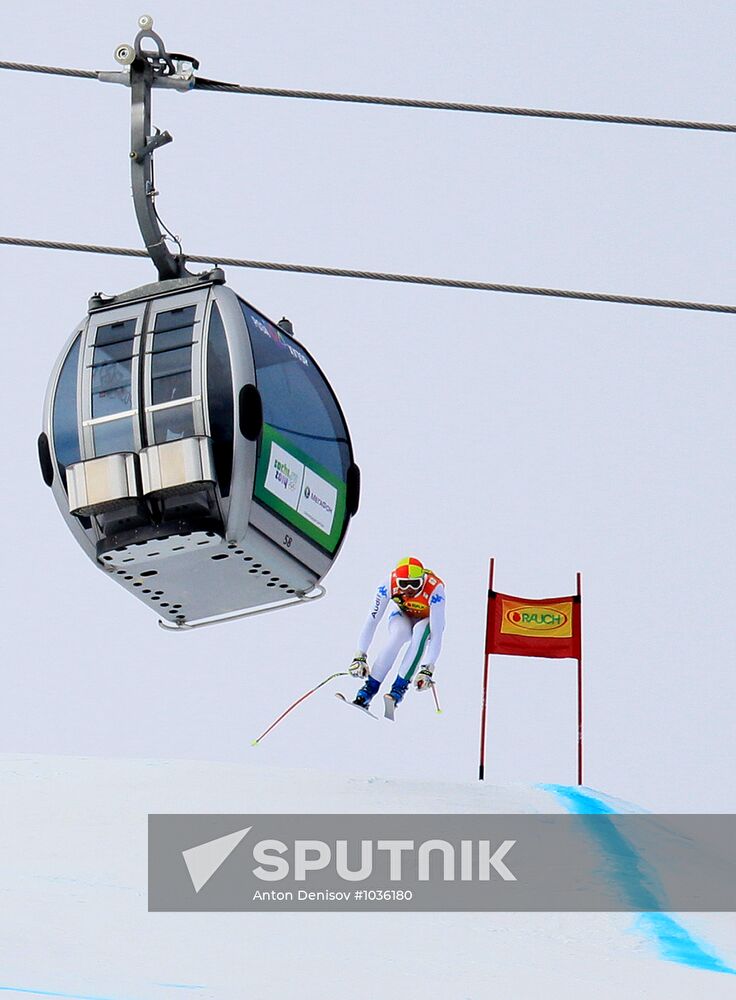 Alpine Skiing. FSI Ski World Cup. Men's super combi