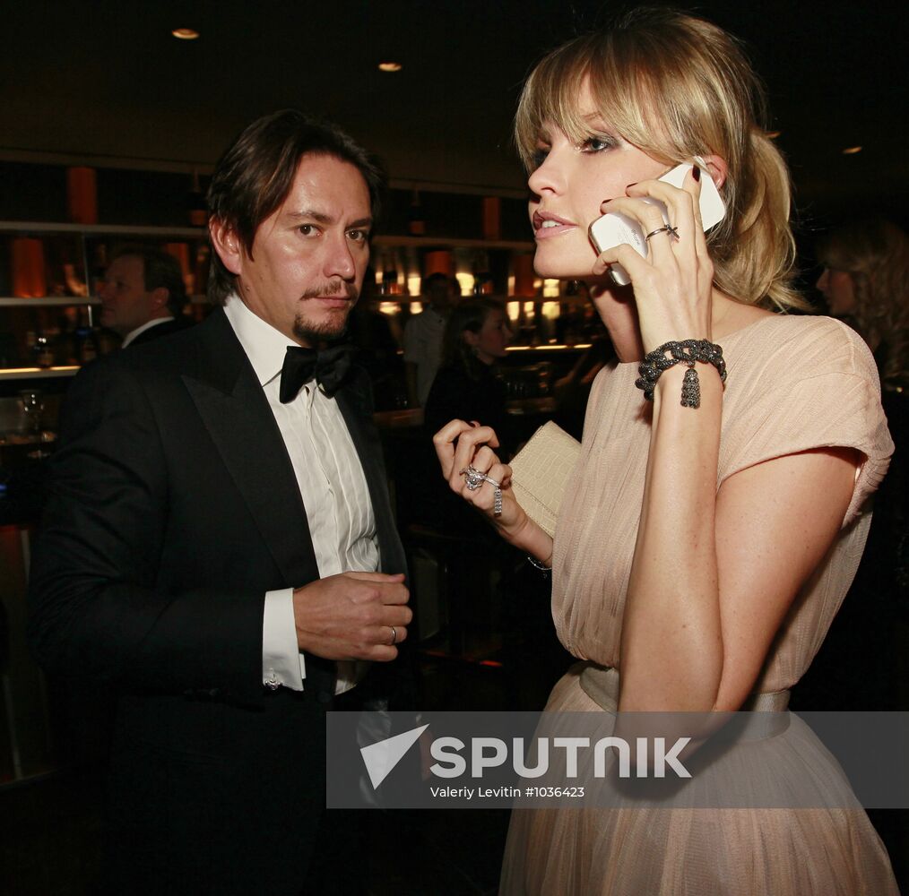 Natalya Vodyanova's Warm Reception charity evening