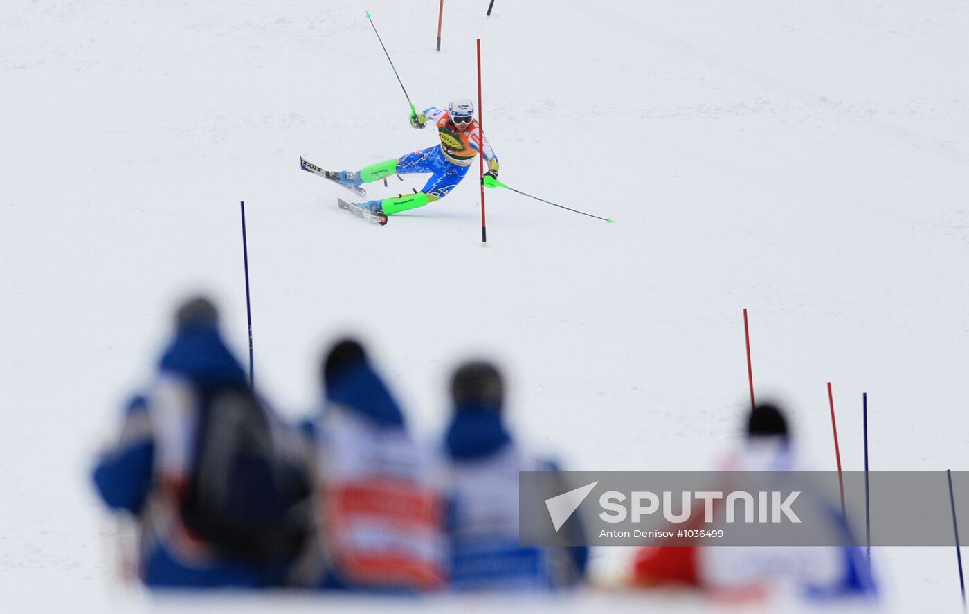 Skiing World Cup. Men's Super combined